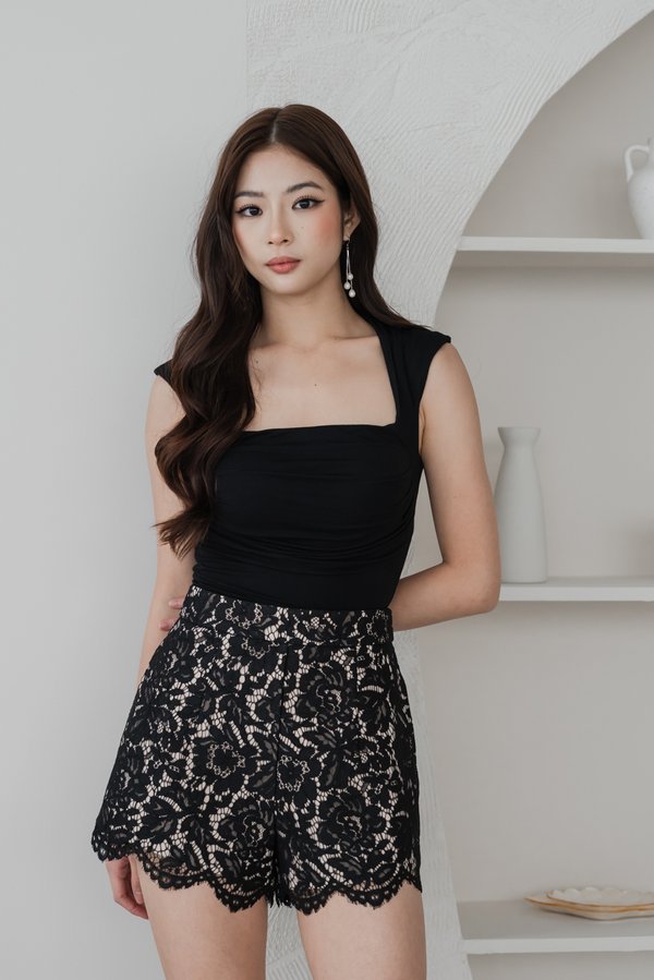 Elle Cap Sleeve Padded Top