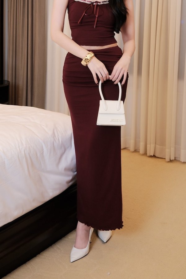 Stella Solid Maxi Skirt