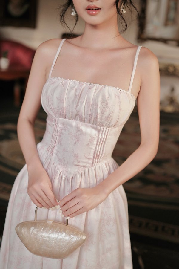 Arisa Padded Maxi Dress