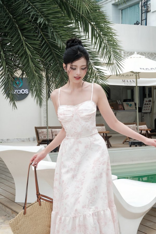 Rosanna Lace Bustier Maxi Dress