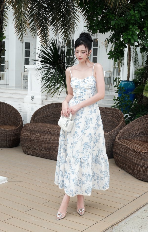Rosanna Lace Bustier Maxi Dress