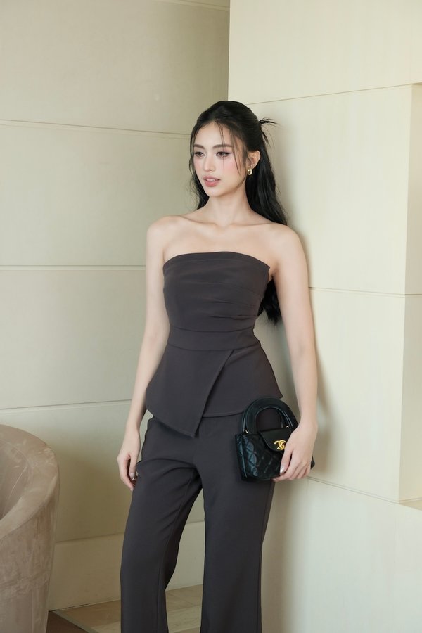 Elvira Ruched Padded Top