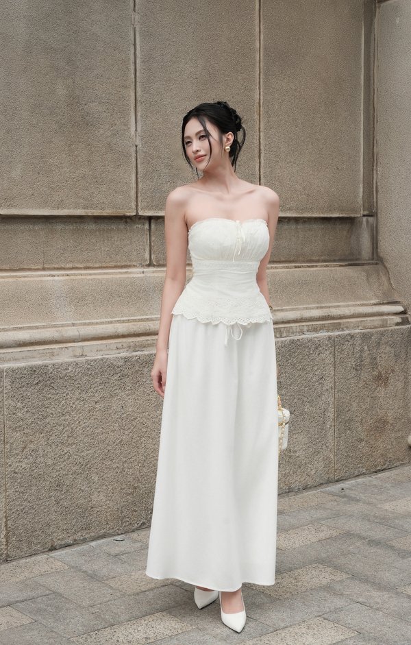 Davina Linen Maxi Skirt
