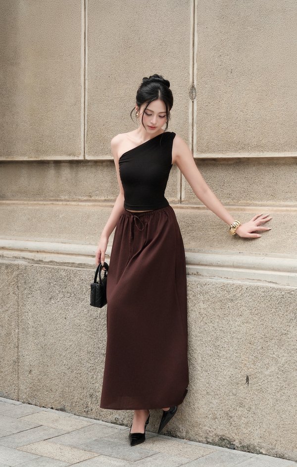 Davina Linen Maxi Skirt