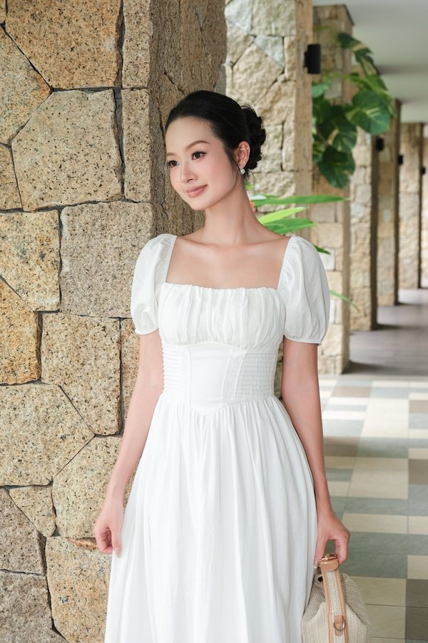 Anastasia Padded Flare Maxi Dress