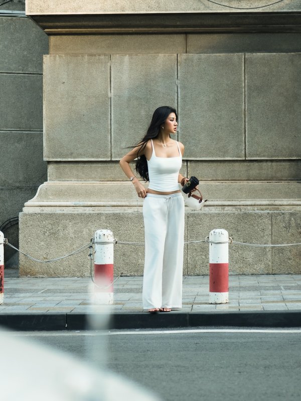 [Regular] Rumi Linen Stripes Pants