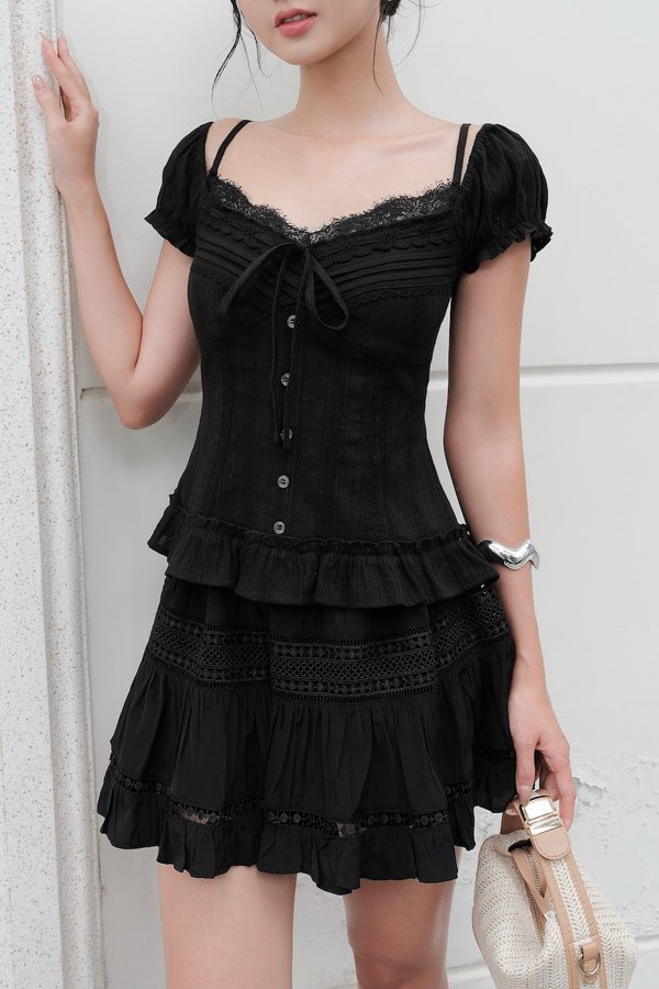 Mimi Lace 2pcs Faux Padded Top