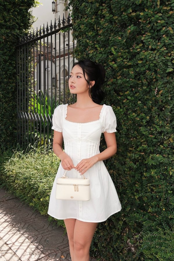 Melody Puffy Sleeved Mini Dress