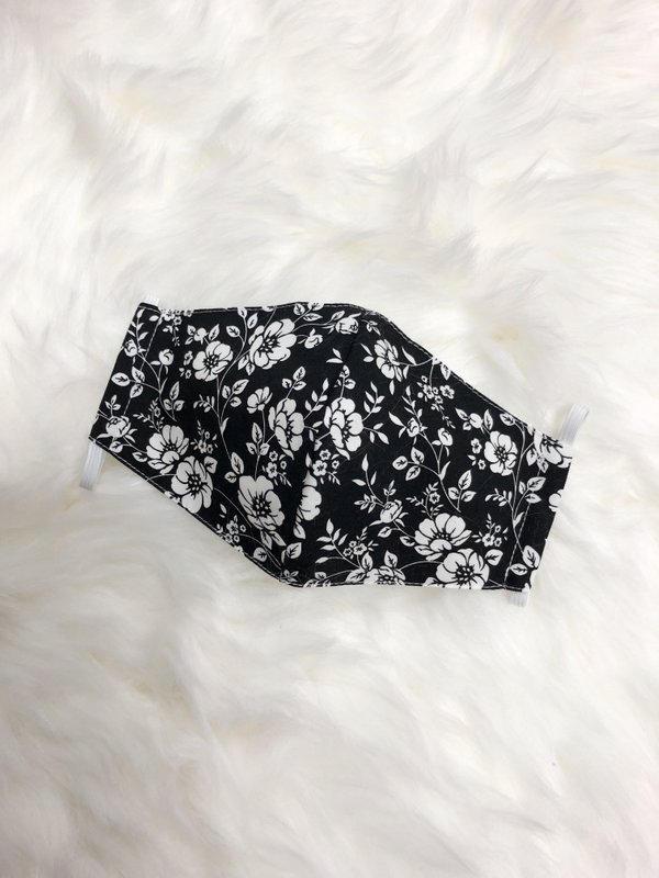 Mono Floral Face Mask