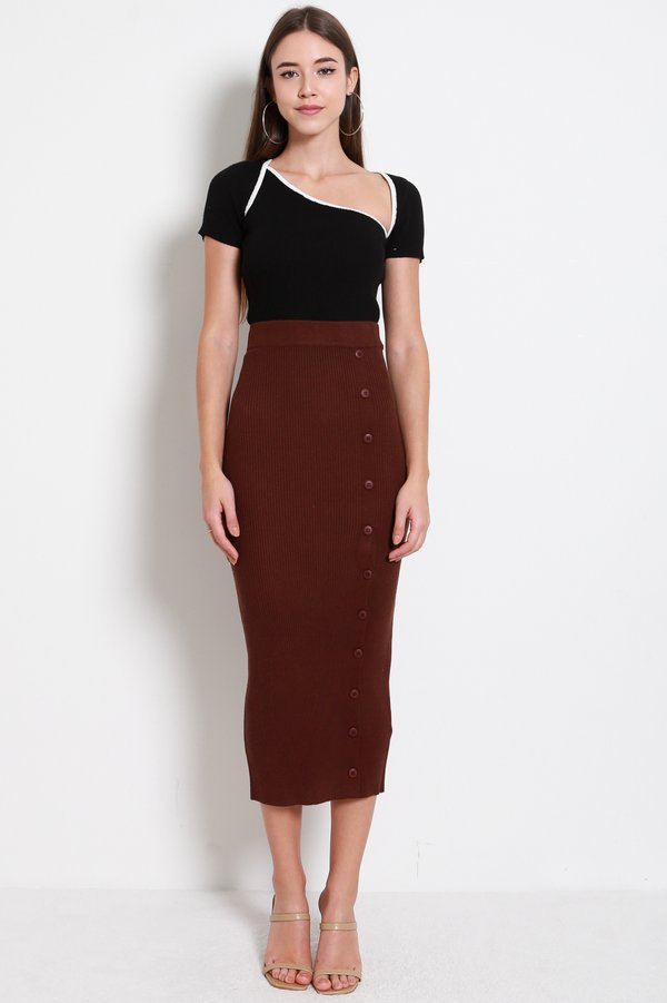 Joie Outline Asymmetrical Shoulder Top (Black)